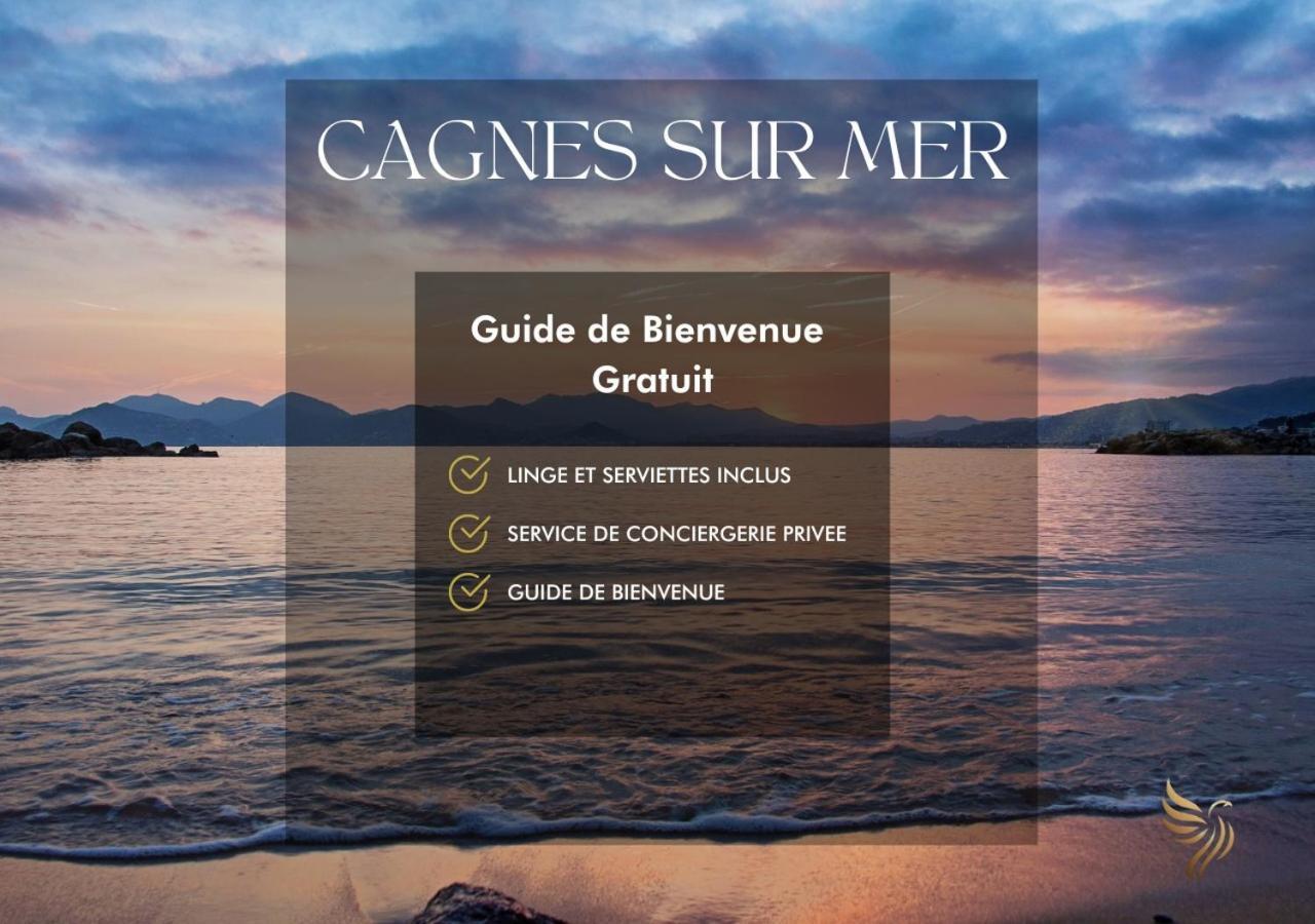 L'Appaloosa De Mer-Pool Tennis Parking-Sea View - -Capitalchic Services Cagnes Sur Me 외부 사진
