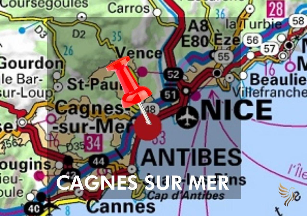 L'Appaloosa De Mer-Pool Tennis Parking-Sea View - -Capitalchic Services Cagnes Sur Me 외부 사진